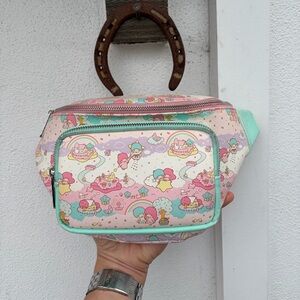 Loungefly Sanrio Little Twin Stars Rainbow Allover Print Fanny Pack